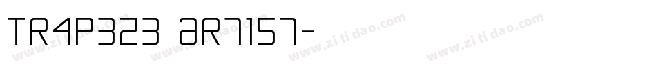 Trapeze Artist字体转换